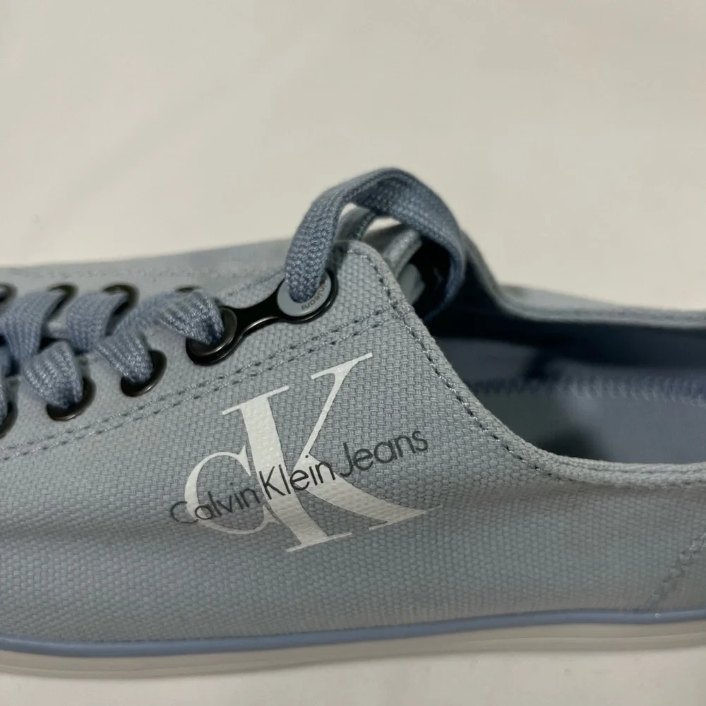 Calvin Klein‎ Jeans DORA Canvas Sneakers Womens Sz 9 BABY BLUE NEW